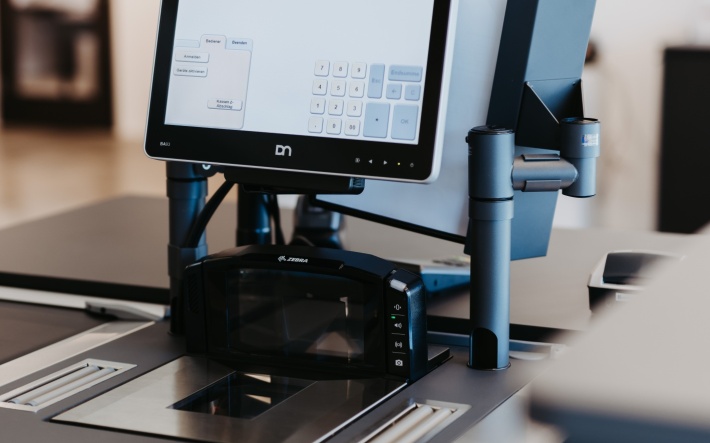 Kassentisch Bedienfeld