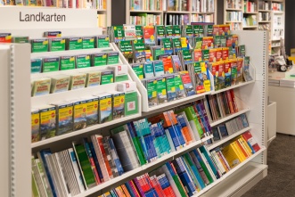 Wandpräsentation für E-Books.