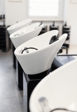 Frisörsalon Waschstation