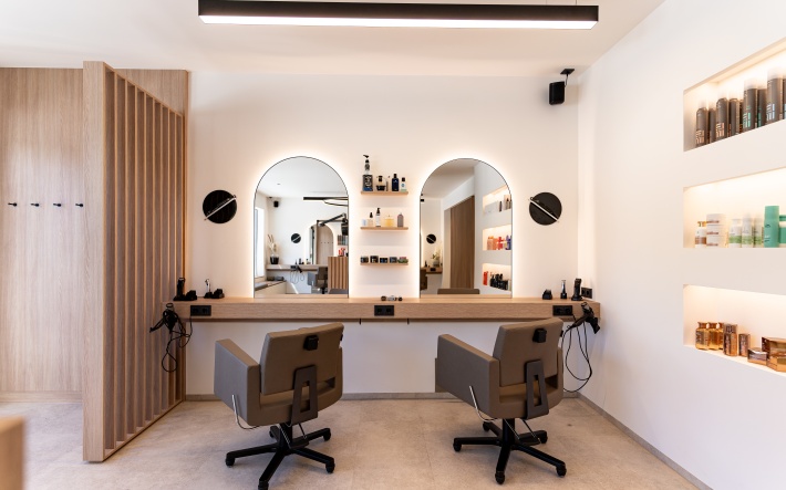Friseureinrichtung Ladenbau Salonbau